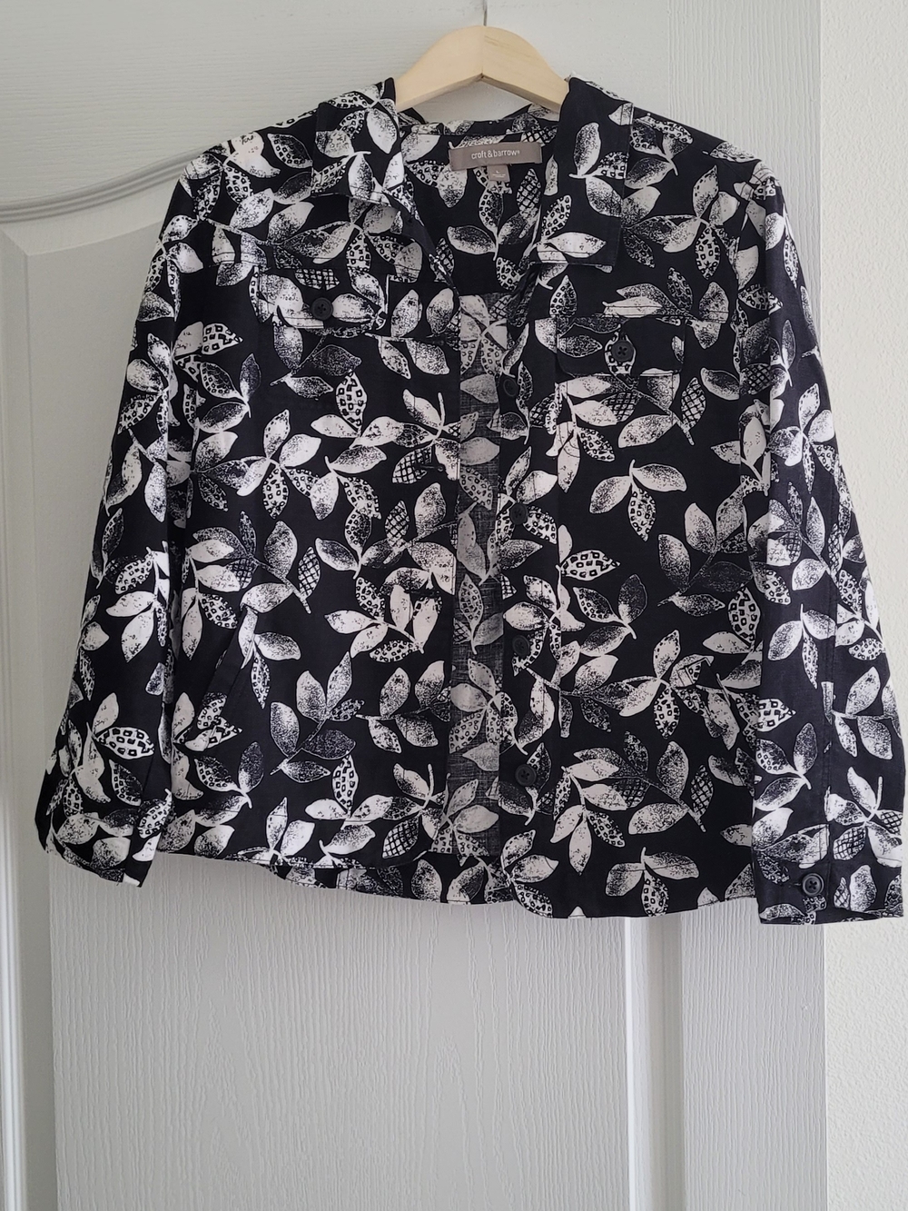 Croft & Barrow Women's Linen Jacket, Large